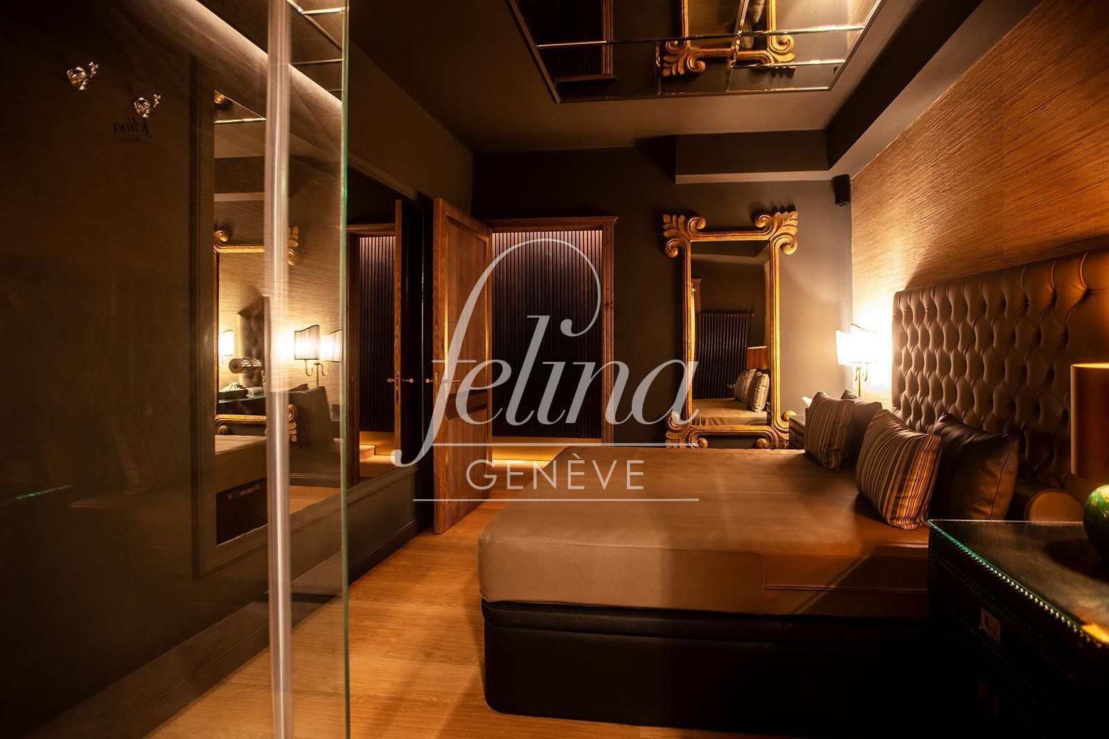 Deluxe room passion for escort services at Felina Genève